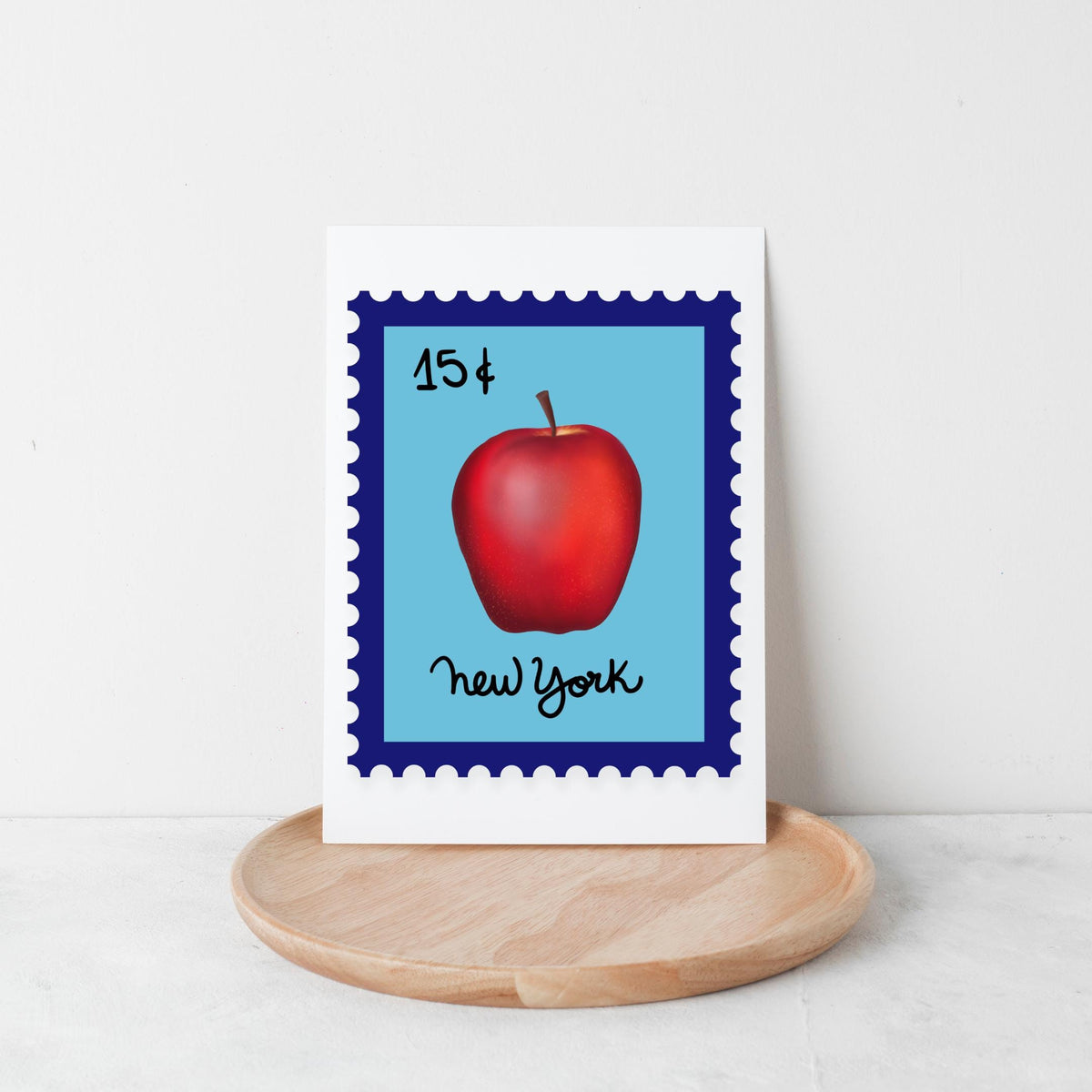 Vintage Stamp NYC Greeting Card by Neptune Paper – photo 6 of 6