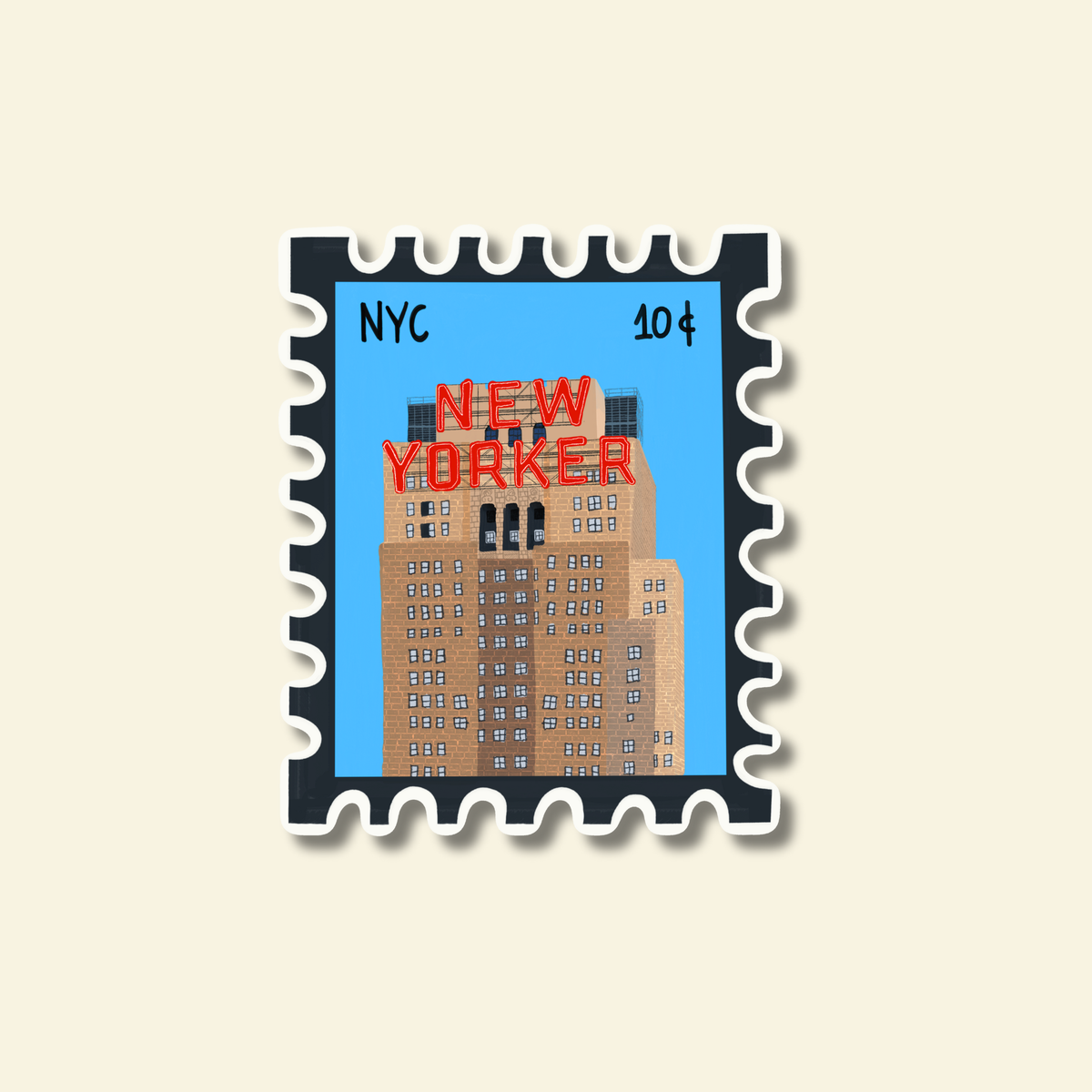 Around the World Stamp Stickers – Italy, France, London, Spain, Mexico & NYC