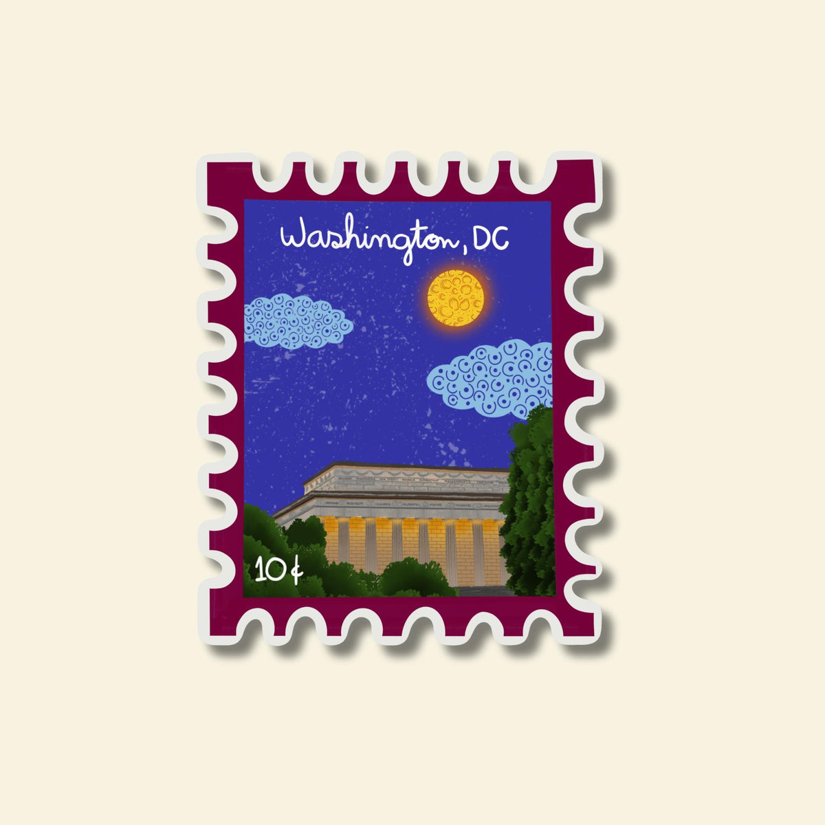 Washington DC Stamp Stickers by Neptune Paper – photo 7 of 7