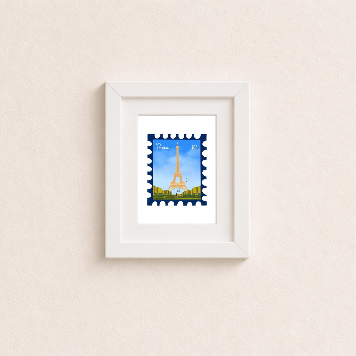 Vintage Paris Stamp Art Print by Neptune Paper – photo 4 of 7