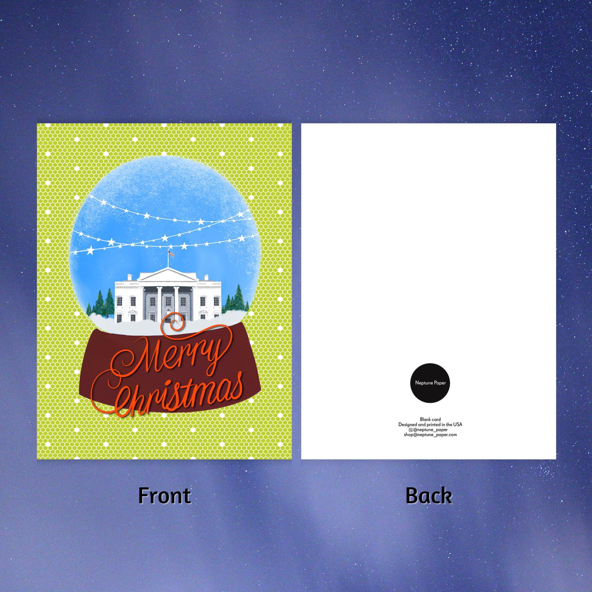 Washington DC Christmas Card by Neptune Paper – photo 4 of 5