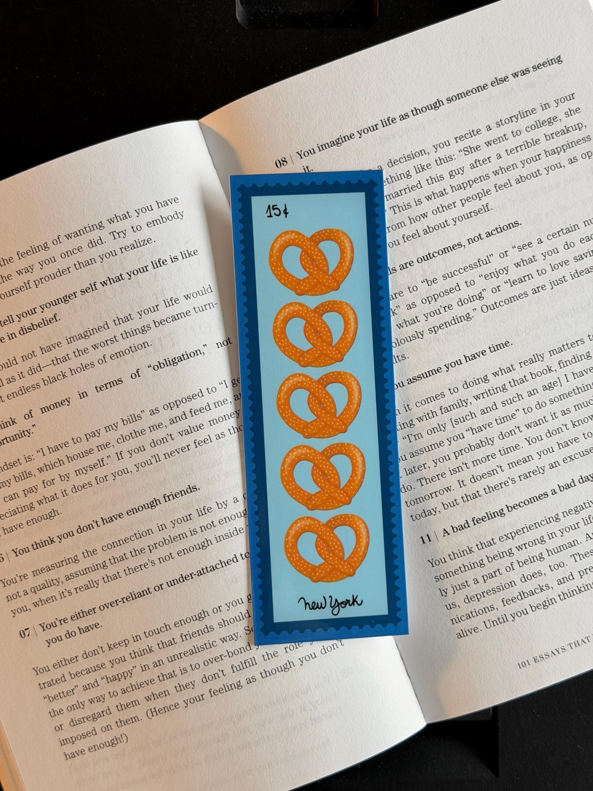 NYC Pretzel Bookmark by Neptune Paper – photo 2 of 3