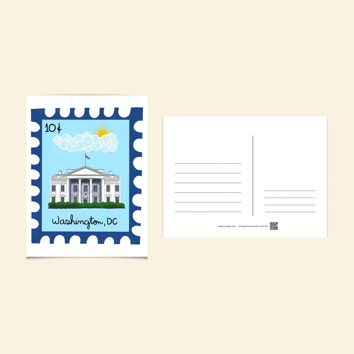 Washington DC Stamp Postcards by Neptune Paper – photo 4 of 7