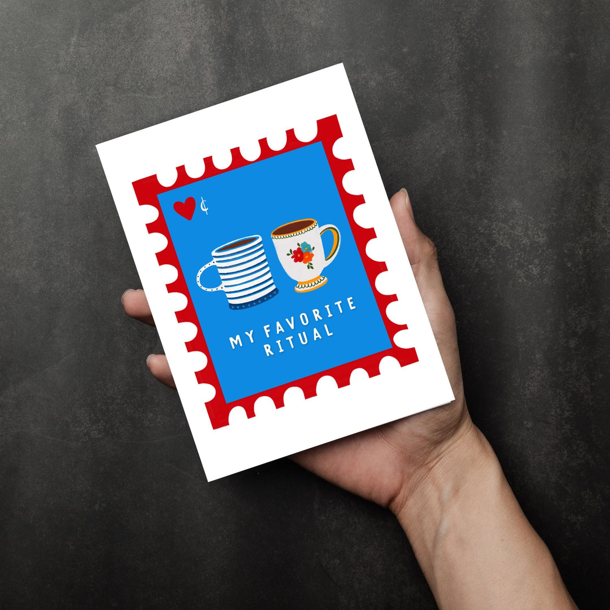 My Favorite Ritual Valentine Card by Neptune Paper, New York