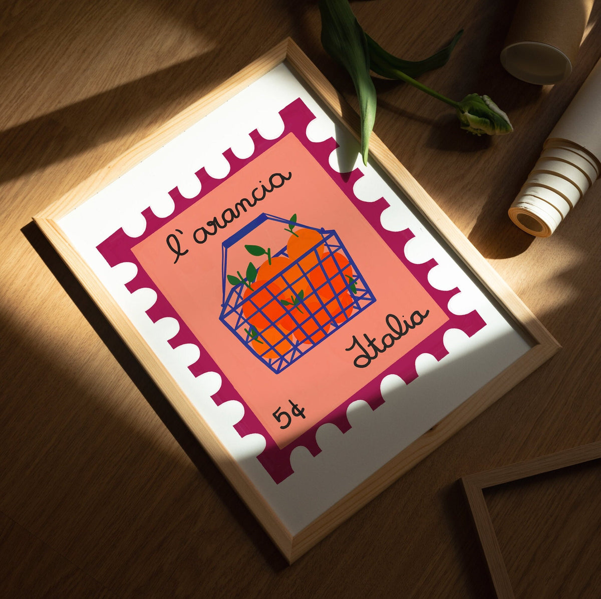 Italian Orange Art Print by Neptune Paper – photo 4 of 5