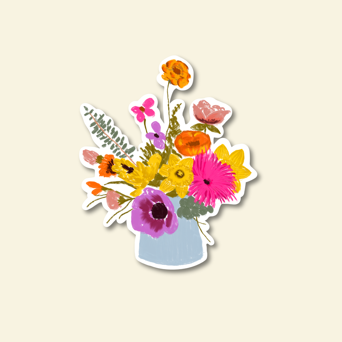 Illustrated Stickers – Panda, Retro, NYC, Floral & Food Designs