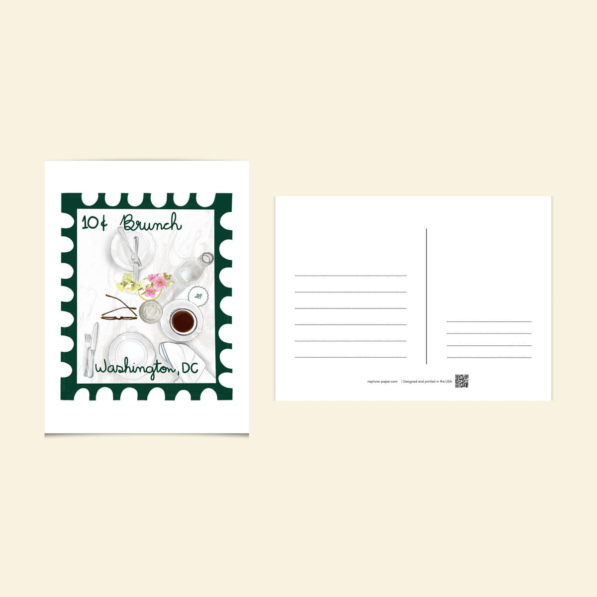 Washington DC Stamp Postcards by Neptune Paper – photo 6 of 7