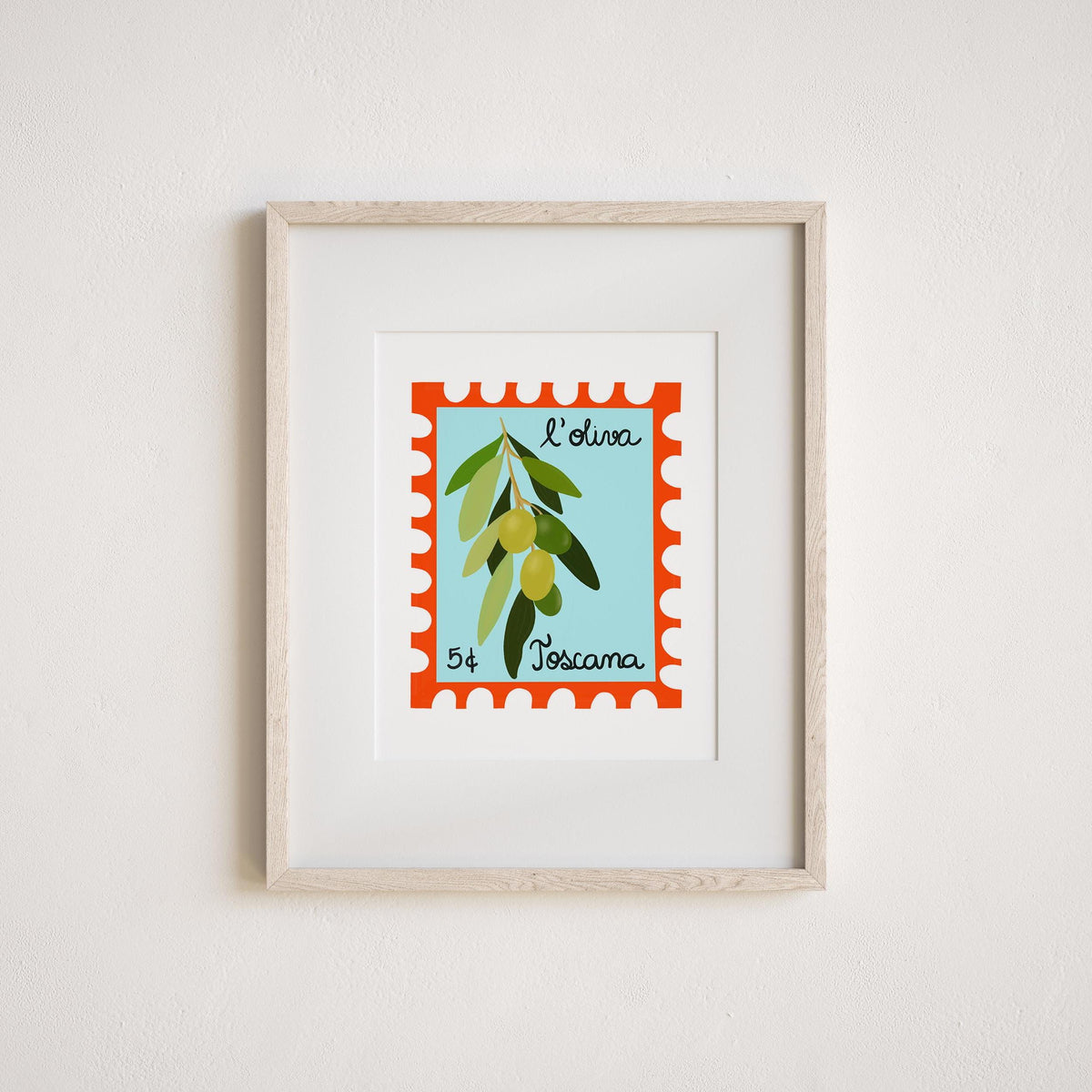 Olive Branch Art Print by Neptune Paper, New York