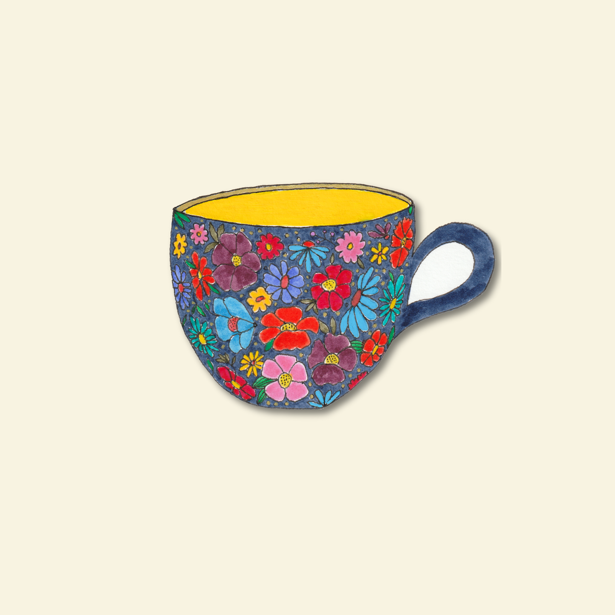 Illustrated Stickers – Panda, Retro, NYC, Floral & Food Designs
