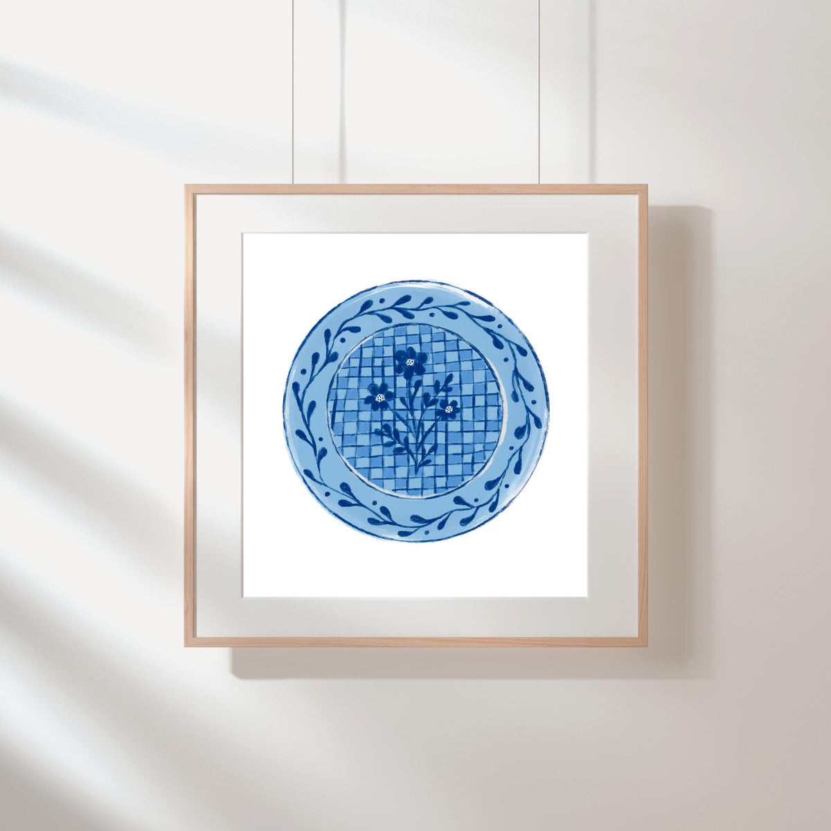 Vintage Floral Plate Art Print by Neptune Paper – photo 4 of 10