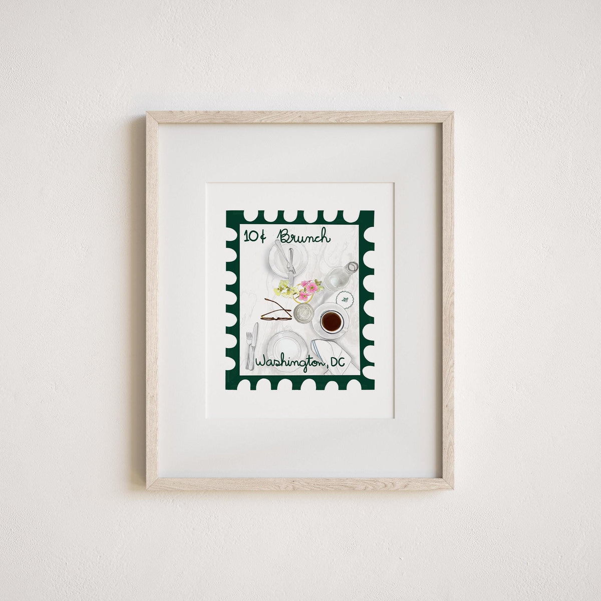 Brunch Table Art Print by Neptune Paper, New York