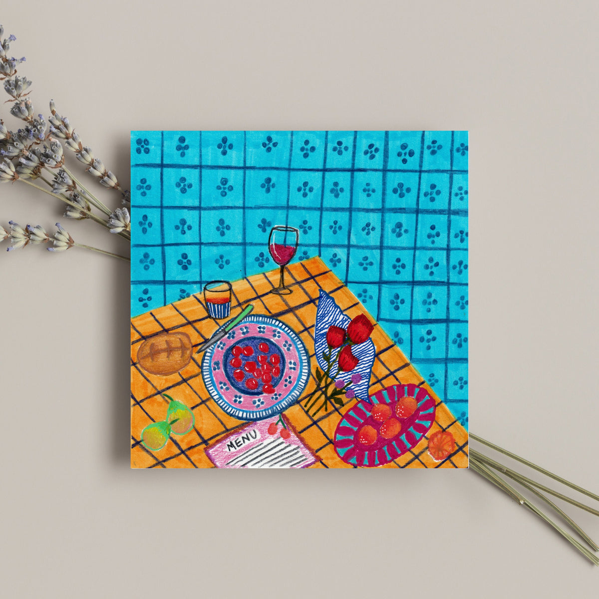 Dinner Table Art Print by Neptune Paper – photo 6 of 6