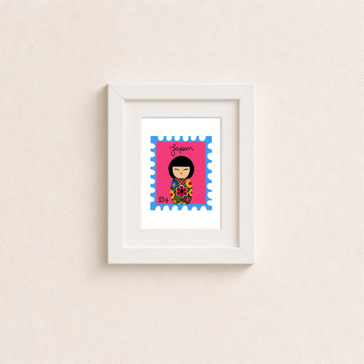 Japanese Kokeshi Doll Art Print by Neptune Paper – photo 5 of 6