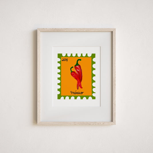 Tabasco Peppers Art Print by Neptune Paper, New York