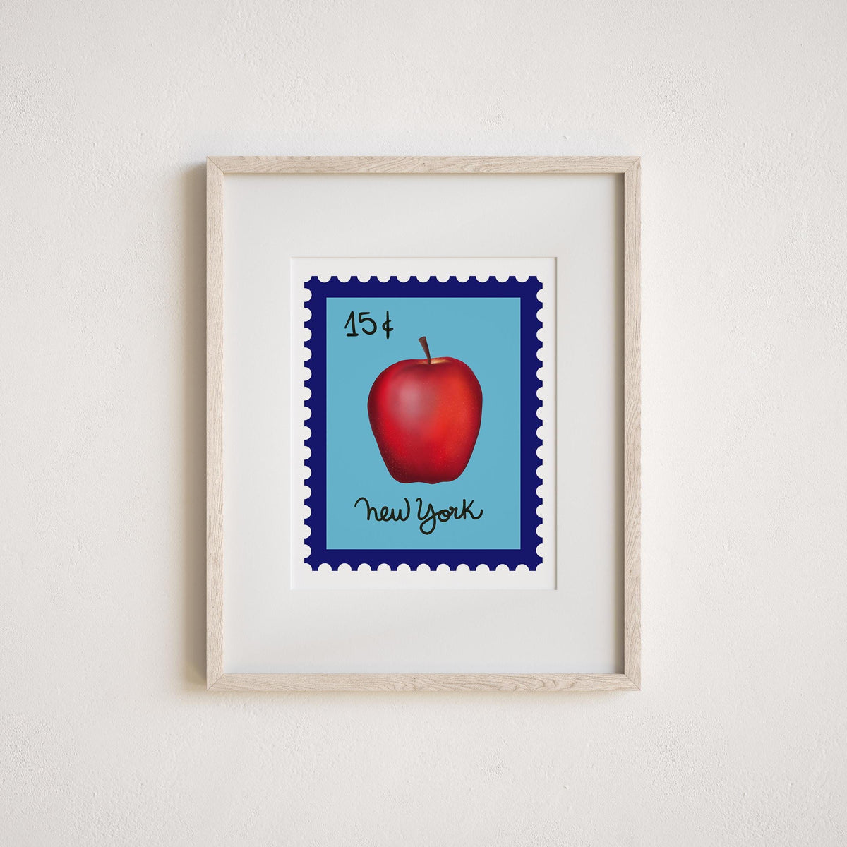NYC Big Apple Art Print by Neptune Paper, New York