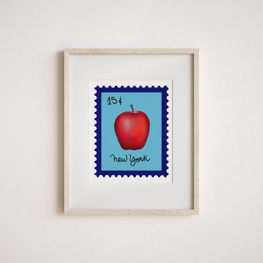 NYC Big Apple Art Print by Neptune Paper, New York