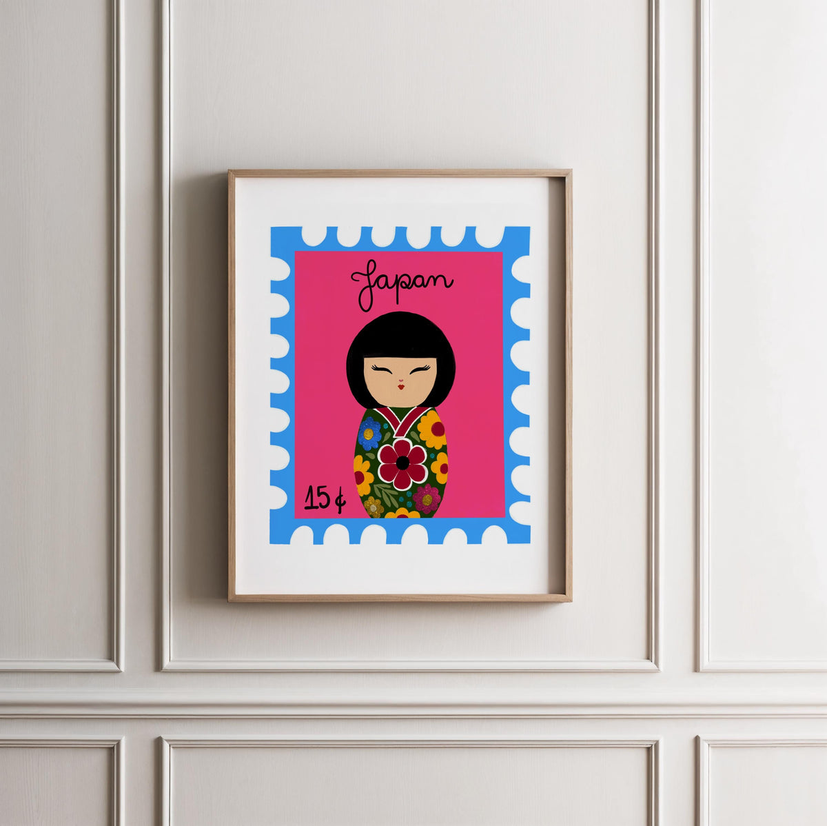 Japanese Kokeshi Doll Art Print by Neptune Paper – photo 6 of 6