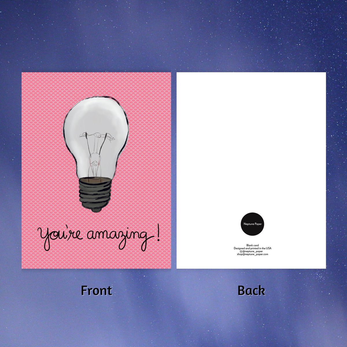 You're Amazing Card by Neptune Paper – photo 2 of 4