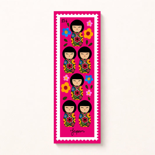 Japanese Stamp Bookmarks by Neptune Paper, New York