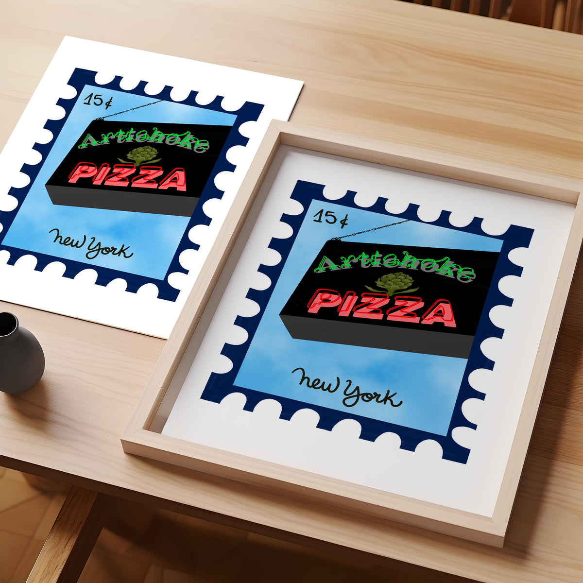 NYC Artichoke Pizza Art Print by Neptune Paper – photo 4 of 6