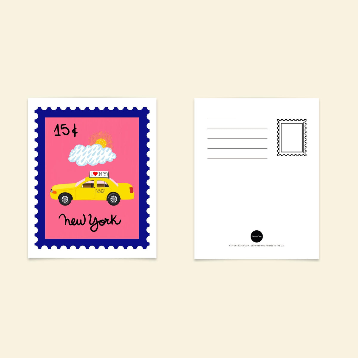 Vintage Stamp NYC Postcards by Neptune Paper – photo 10 of 10