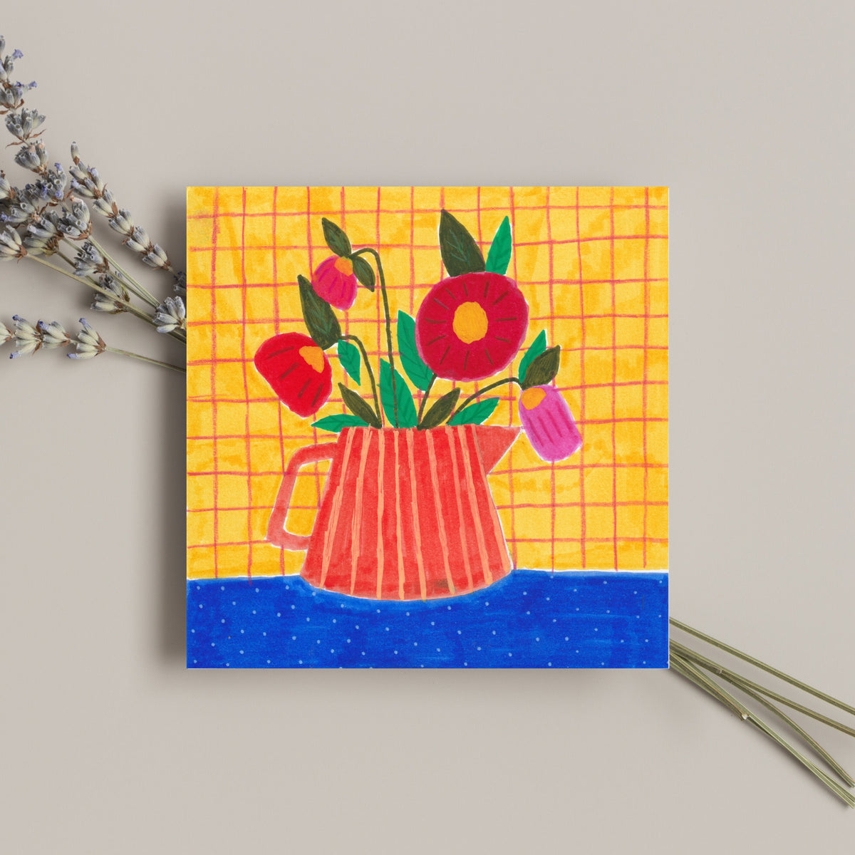 Red Flowers Art Print by Neptune Paper – photo 5 of 6