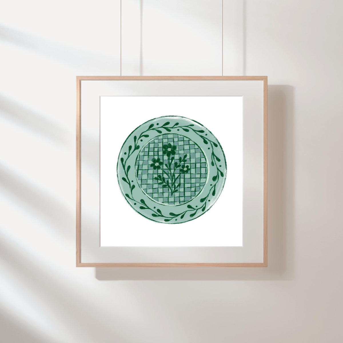 Vintage Floral Plate Art Print by Neptune Paper – photo 8 of 10