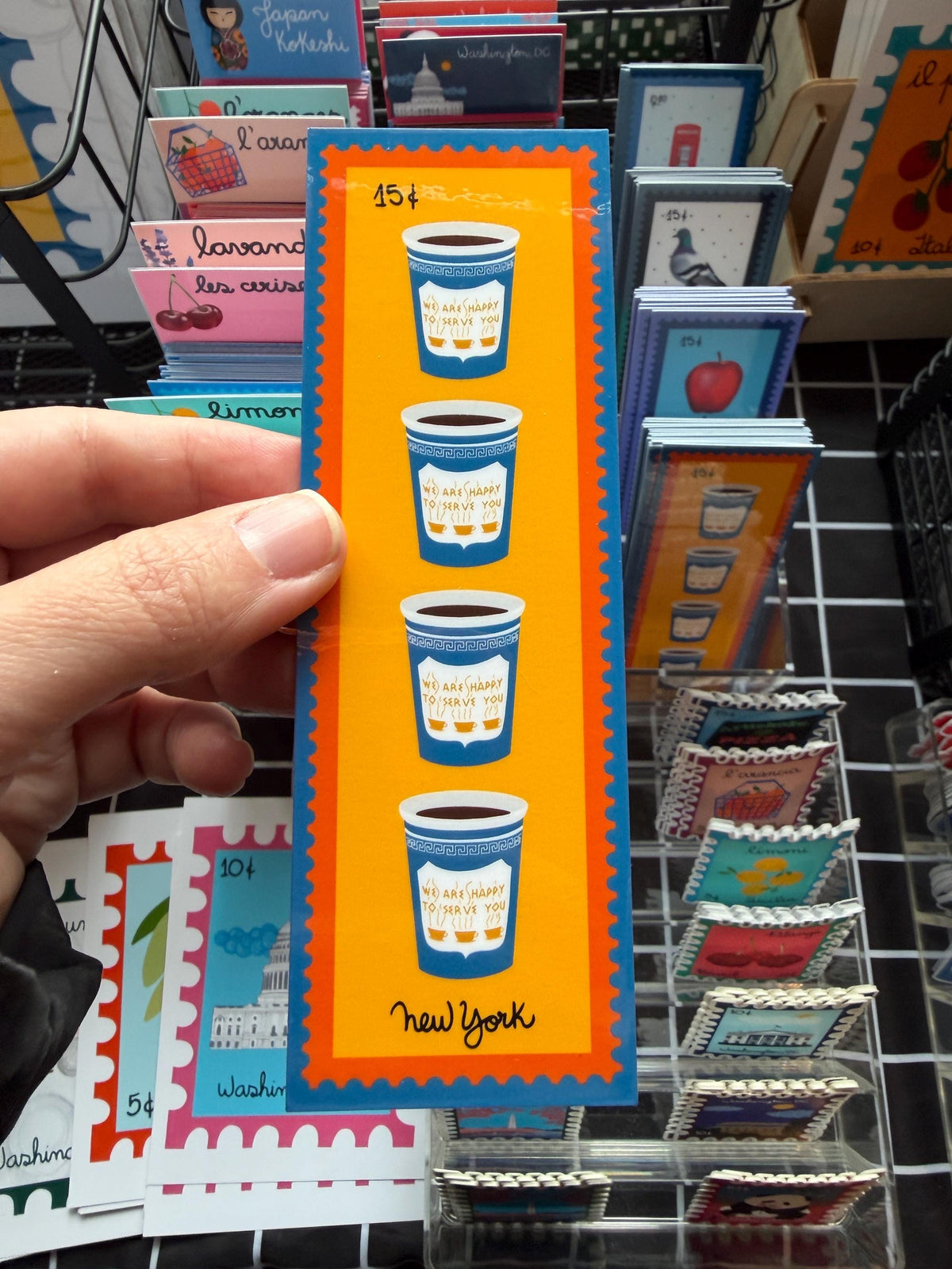 NYC Coffee Bookmark by Neptune Paper – photo 2 of 3