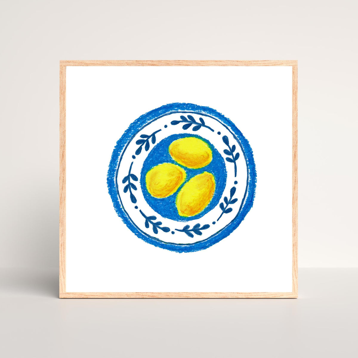 Mediterranean Lemons Art Print by Neptune Paper, New York