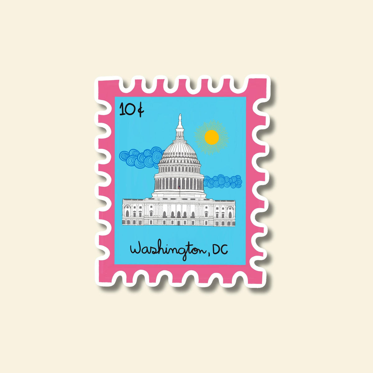 Washington DC Stamp Stickers by Neptune Paper – photo 4 of 7