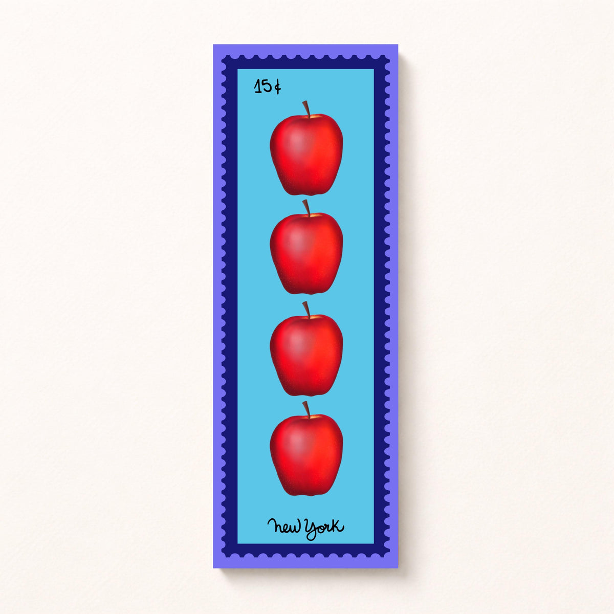 NYC Big Apple Bookmark by Neptune Paper, New York