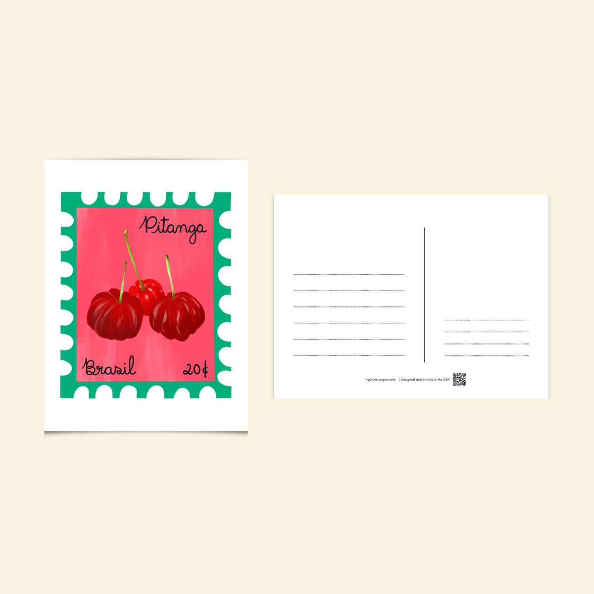 World Traveler Stamp Postcards by Neptune Paper – photo 9 of 10