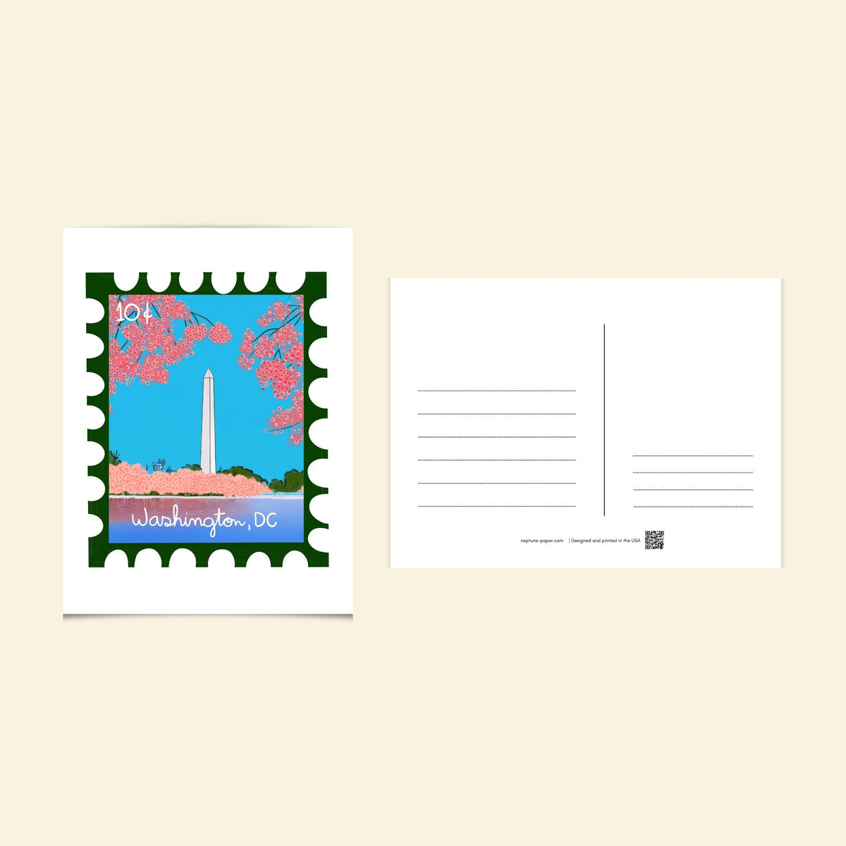 Washington DC Stamp Postcards by Neptune Paper – photo 2 of 7