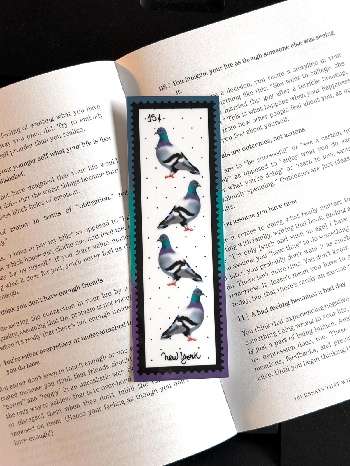 NYC Pigeon Bookmark by Neptune Paper – photo 2 of 3