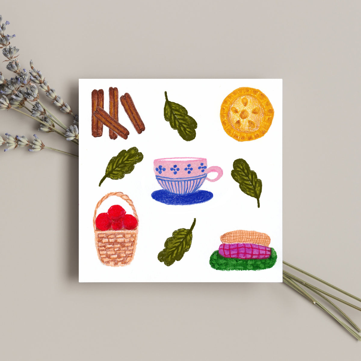 Tea & Apple Pie Art Print by Neptune Paper – photo 5 of 6