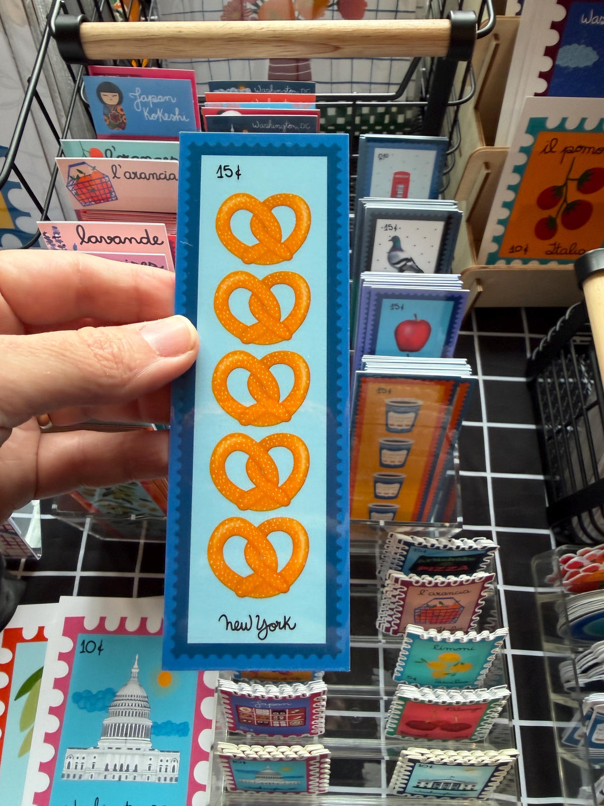NYC Pretzel Bookmark by Neptune Paper – photo 3 of 3