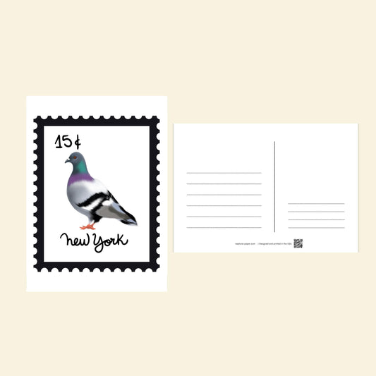 Vintage Stamp NYC Postcards by Neptune Paper, New York
