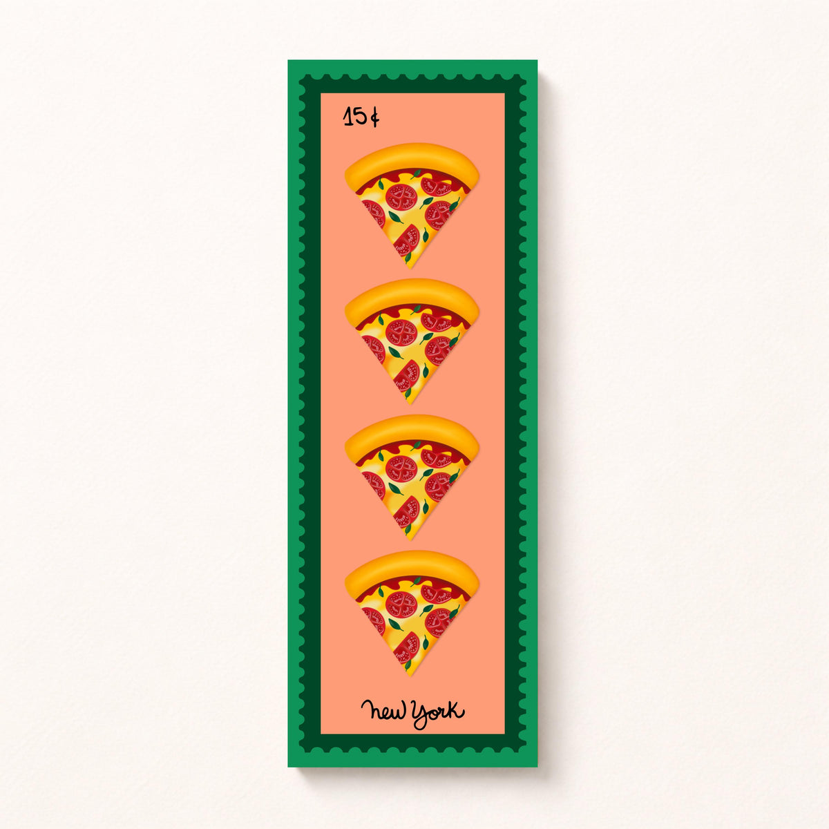 NYC Pizza Bookmark by Neptune Paper, New York