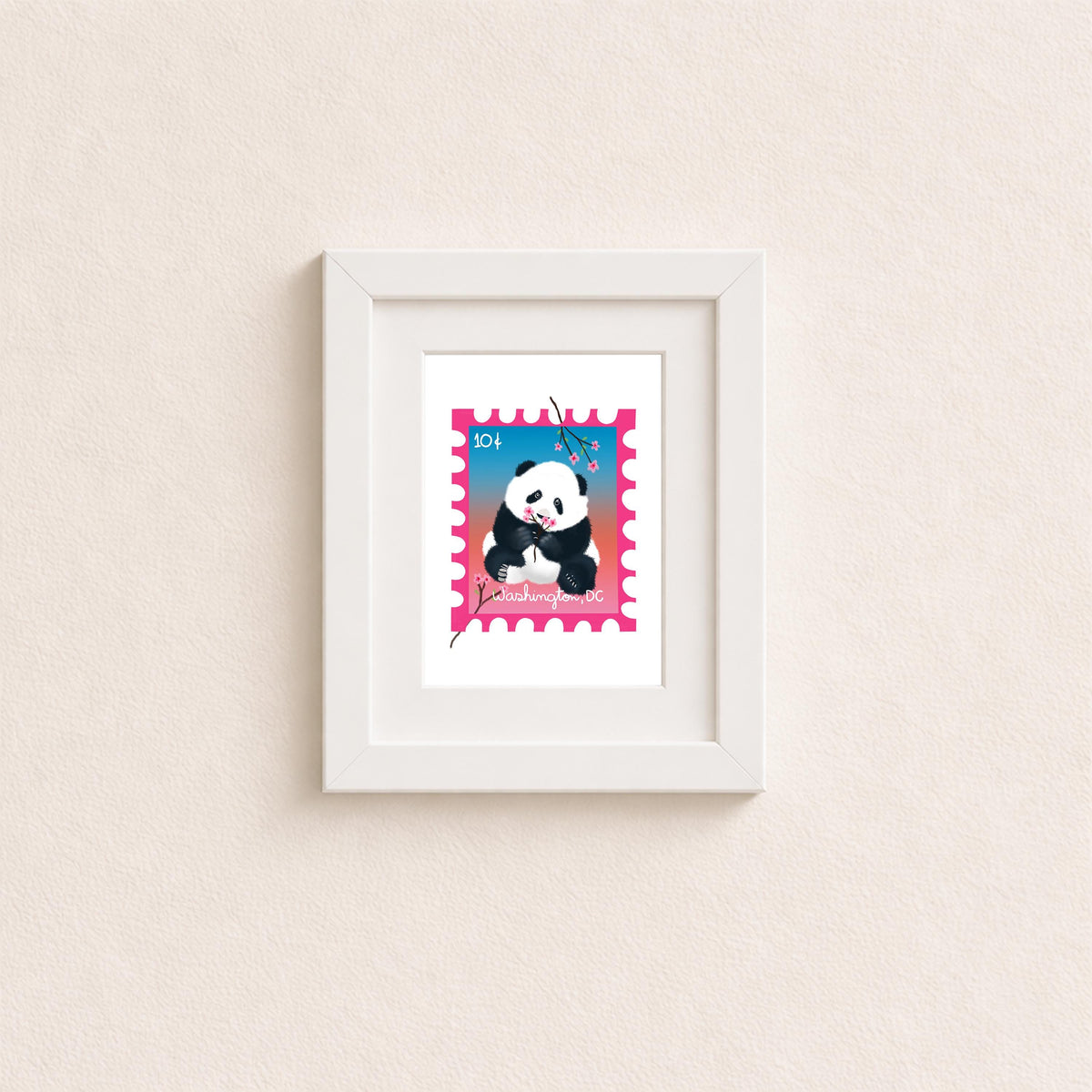 Cherry Blossom Panda Art Print by Neptune Paper – photo 5 of 5