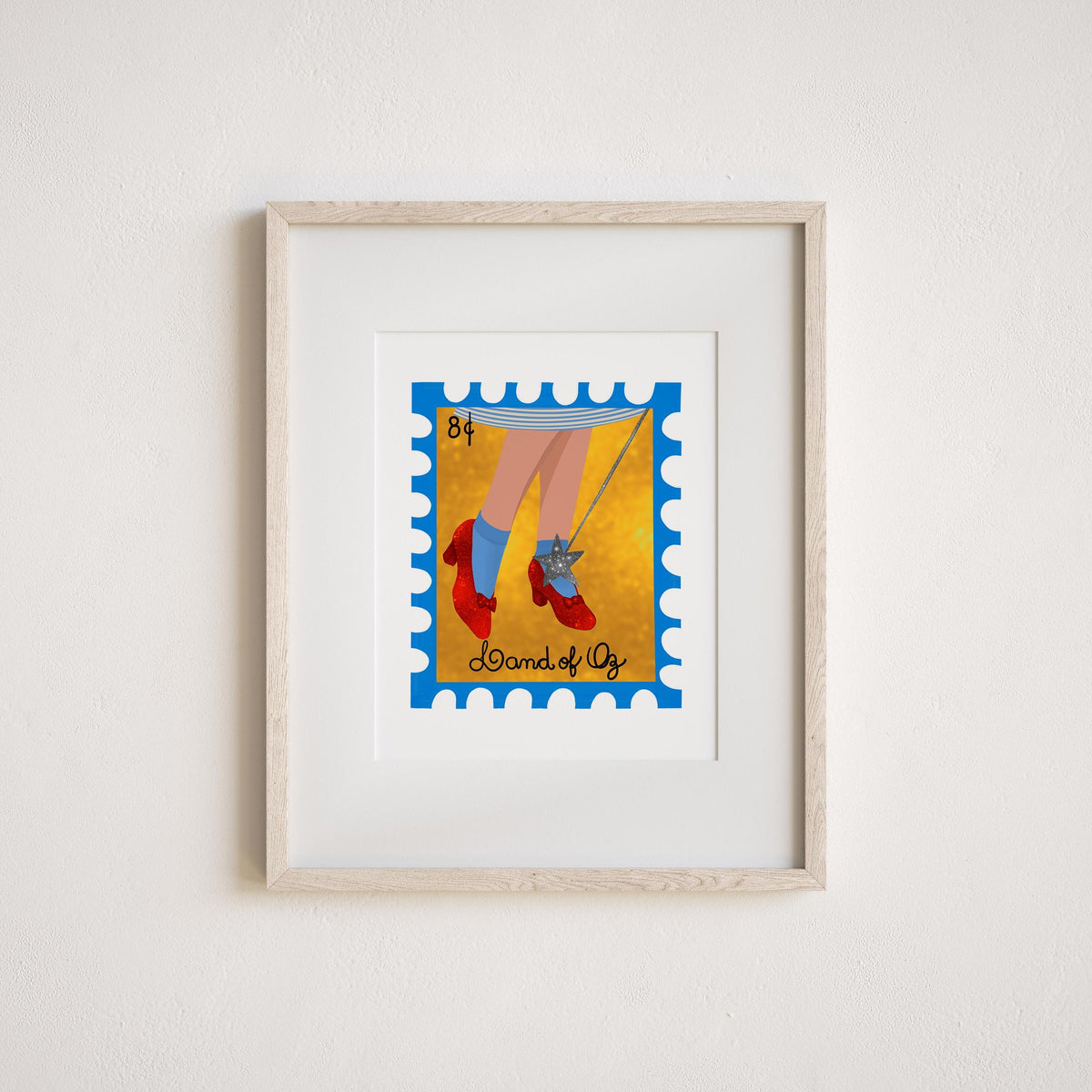 Wizard of Oz Red Shoes Art Print by Neptune Paper, New York