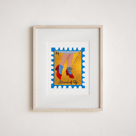 Wizard of Oz Red Shoes Art Print by Neptune Paper, New York