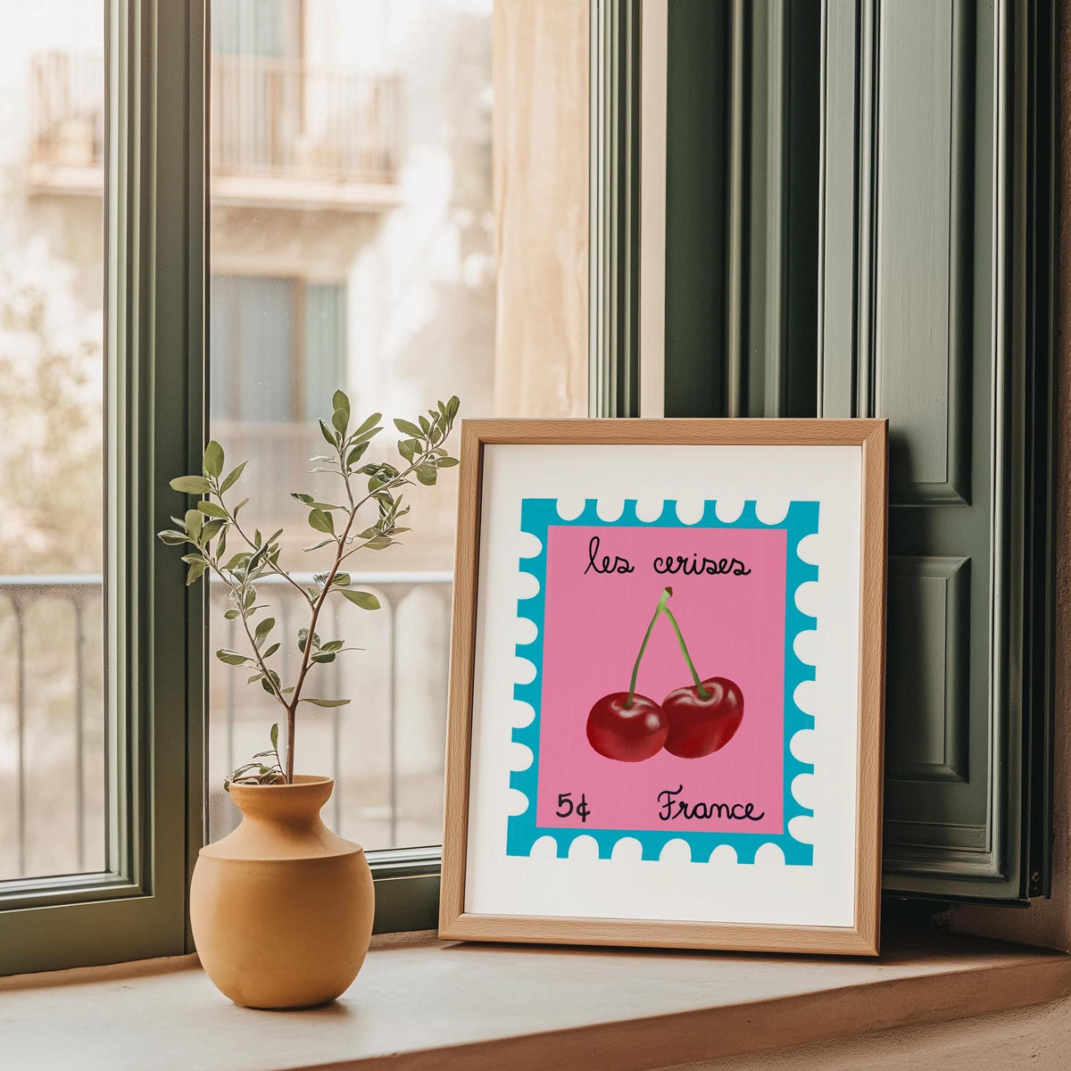 Cherry Red Art Print by Neptune Paper – photo 3 of 5