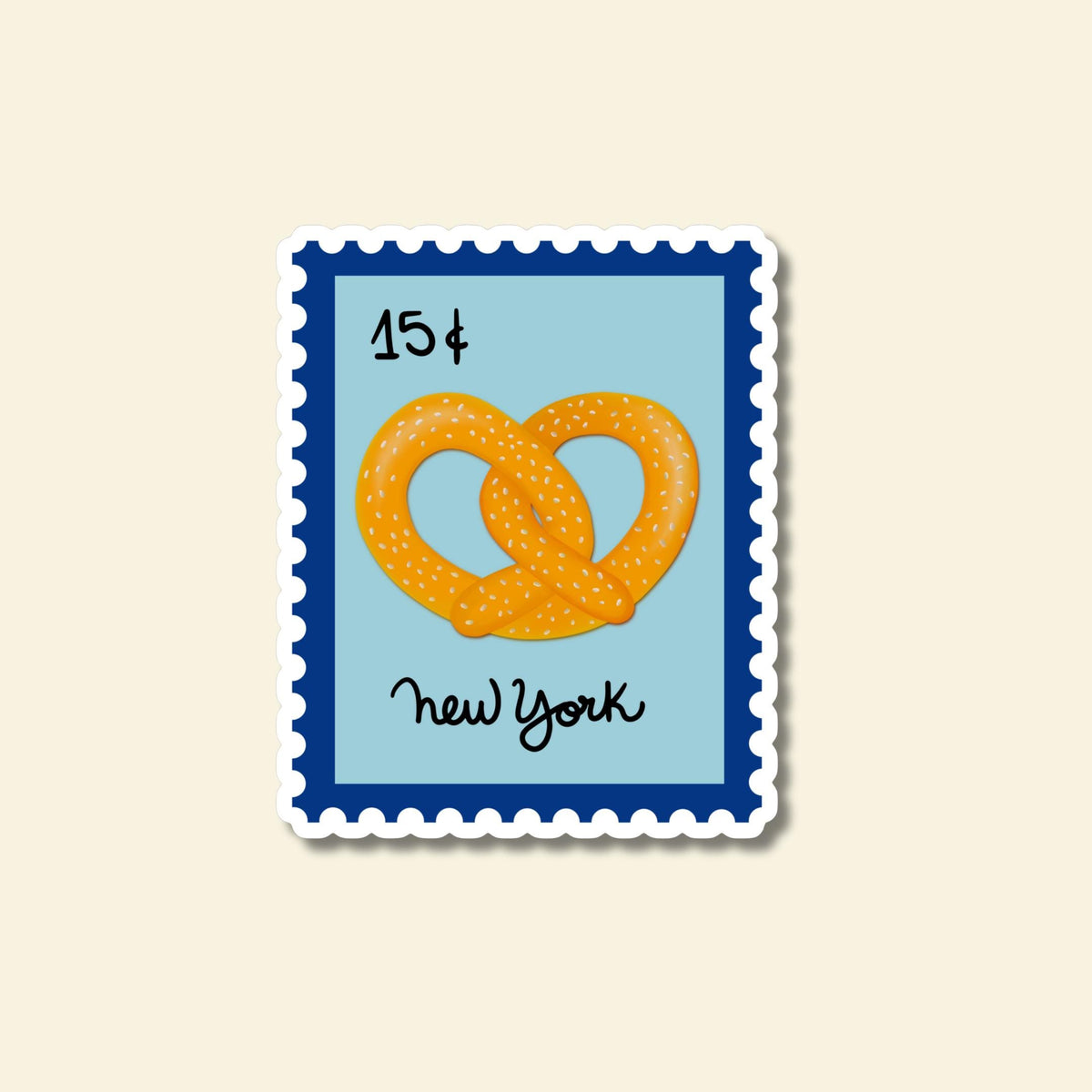 Vintage Stamp NYC Stickers by Neptune Paper – photo 2 of 6
