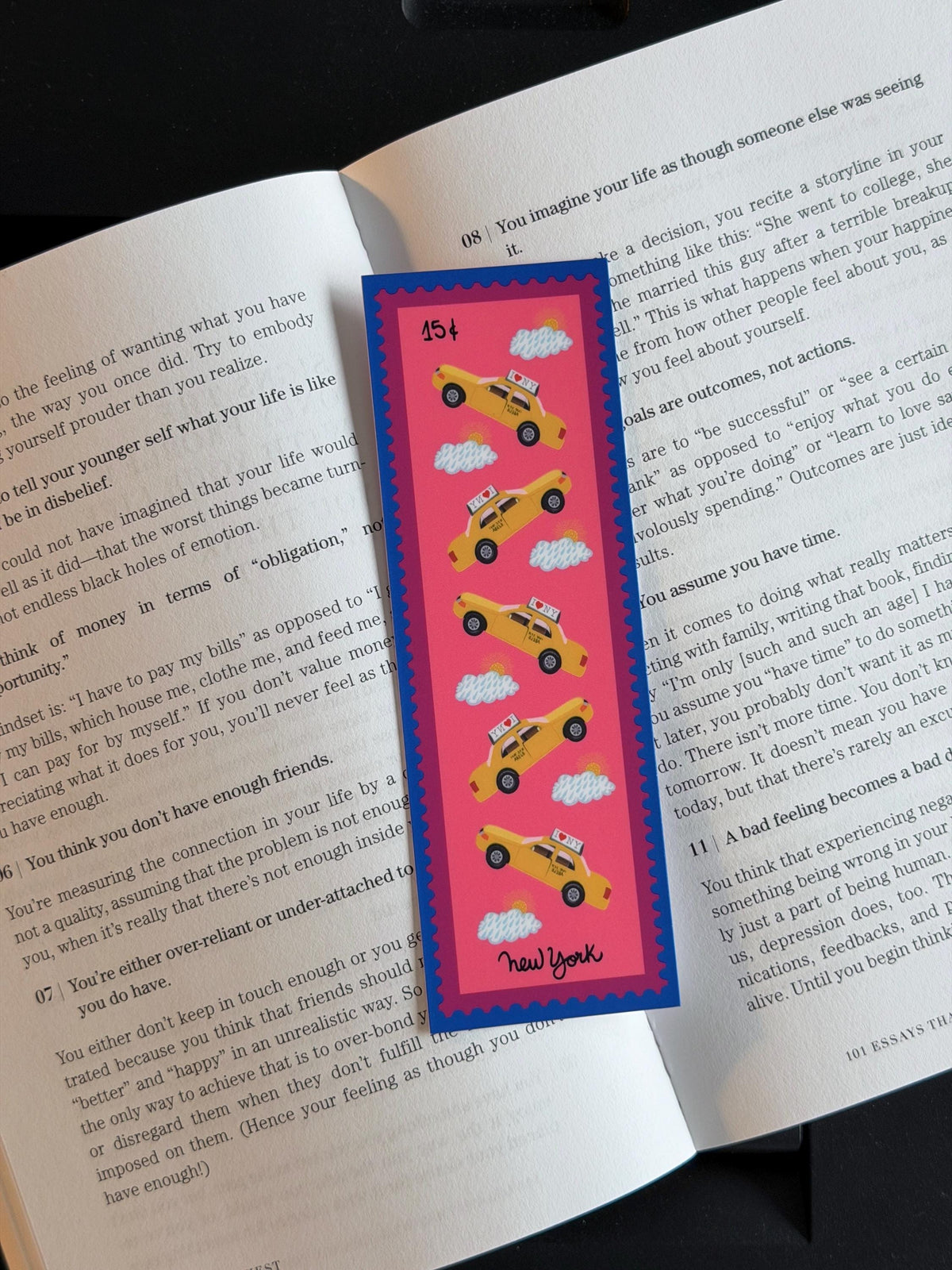 NYC Taxi Bookmark by Neptune Paper – photo 2 of 3