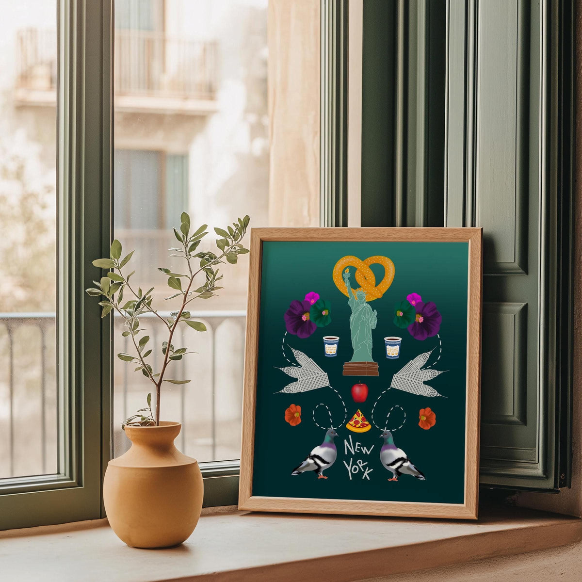 Statue of Liberty Folk-Art Print by Neptune Paper – photo 2 of 4