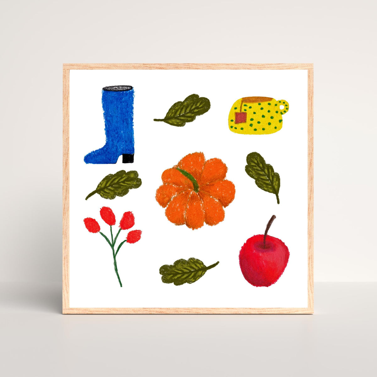 Vibrant Pumpkin Art Print by Neptune Paper, New York