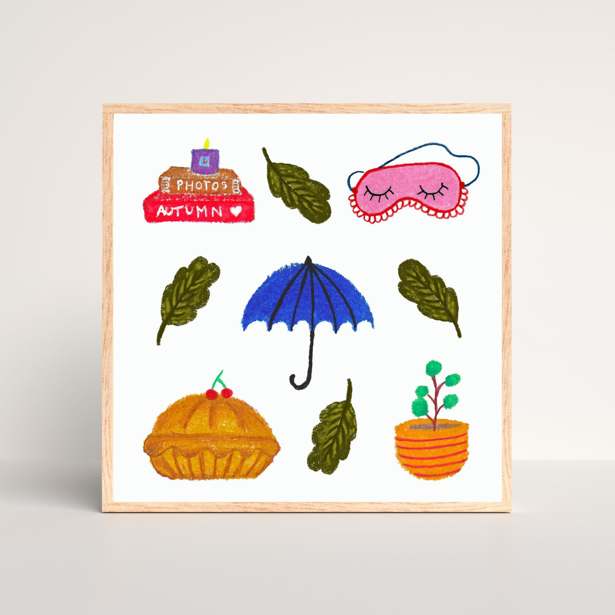 Cozy Autumn Art Print by Neptune Paper, New York