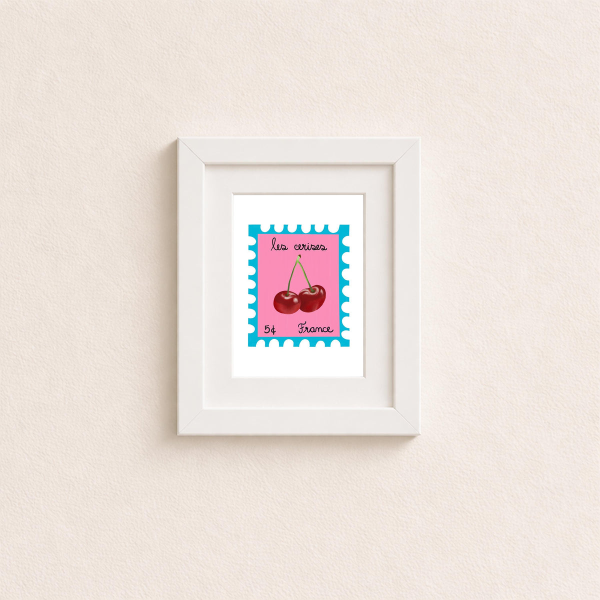 Cherry Red Art Print by Neptune Paper – photo 5 of 5