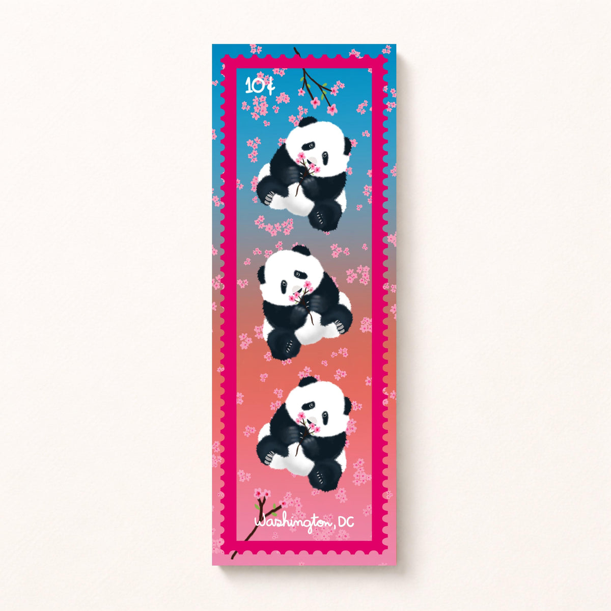 Washington DC Stamp Bookmark by Neptune Paper, New York