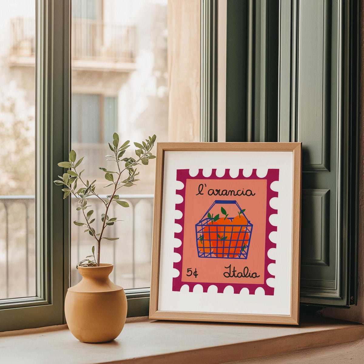 Italian Orange Art Print by Neptune Paper – photo 3 of 5